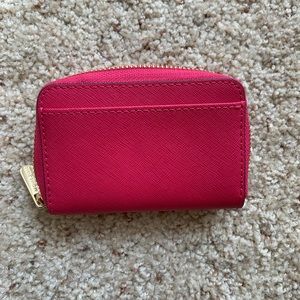 Michael Kors Bags - Michael Kors Hot Pink ZIP Card Wallet π Michael Kors Bags - Michael Kors Hot Pink ZIP Card Wallet π